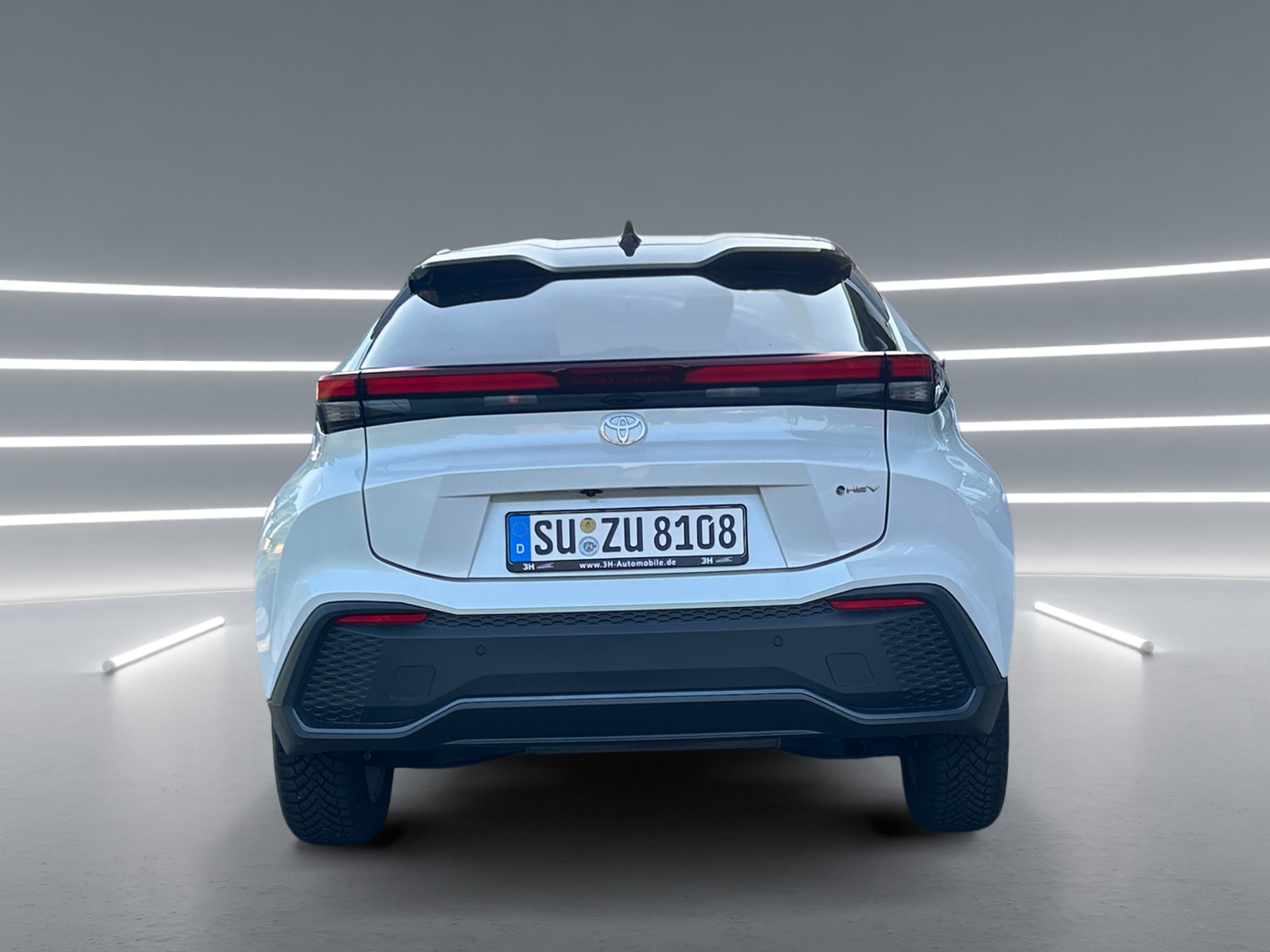 Foto 1 - C-HR - 2.0 l Hybrid 4x2 Team D FLA el.Heck, platinumweiß