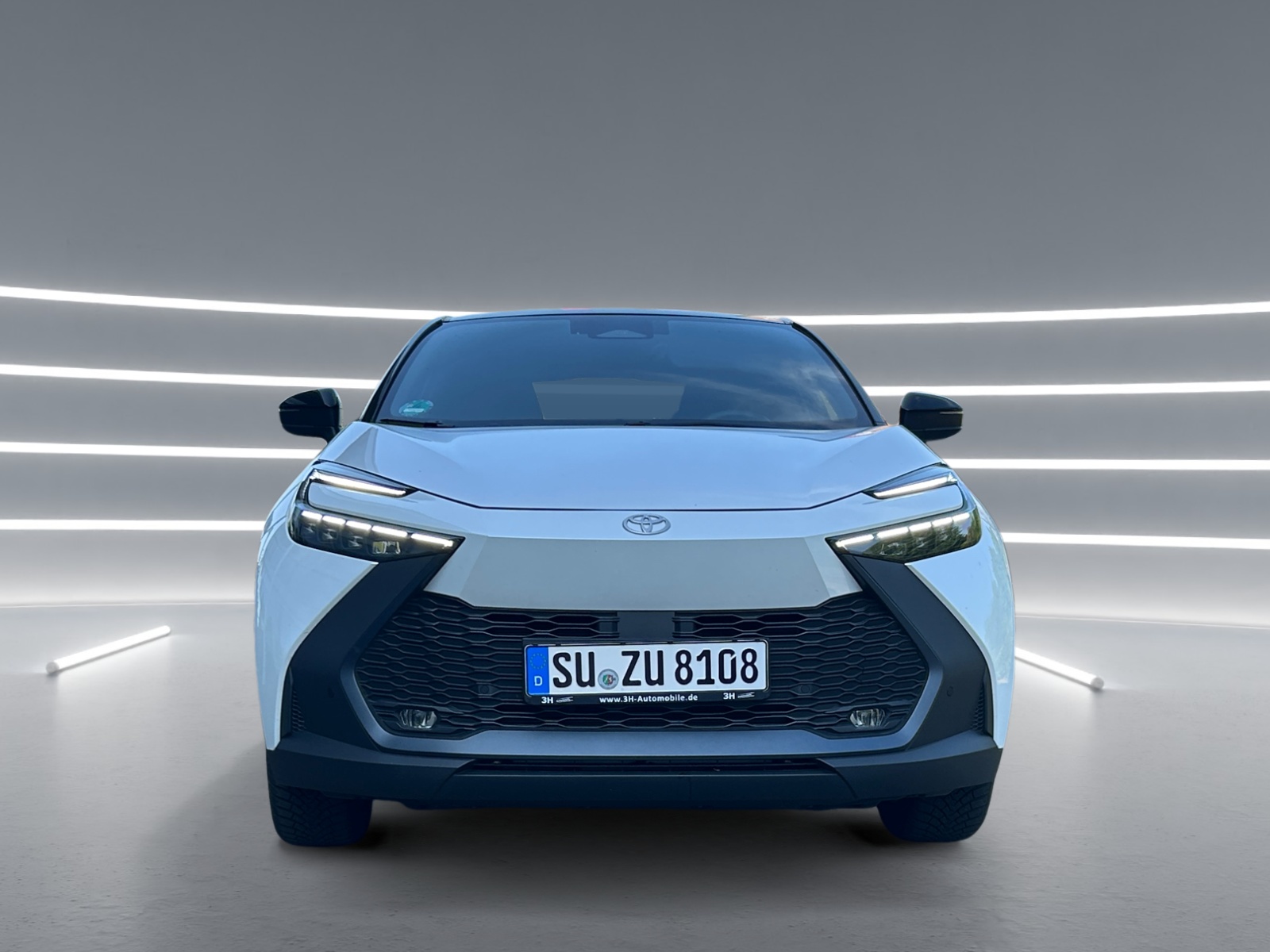 Foto 1 - C-HR - 2.0 l Hybrid 4x2 Team D FLA el.Heck, platinumweiß