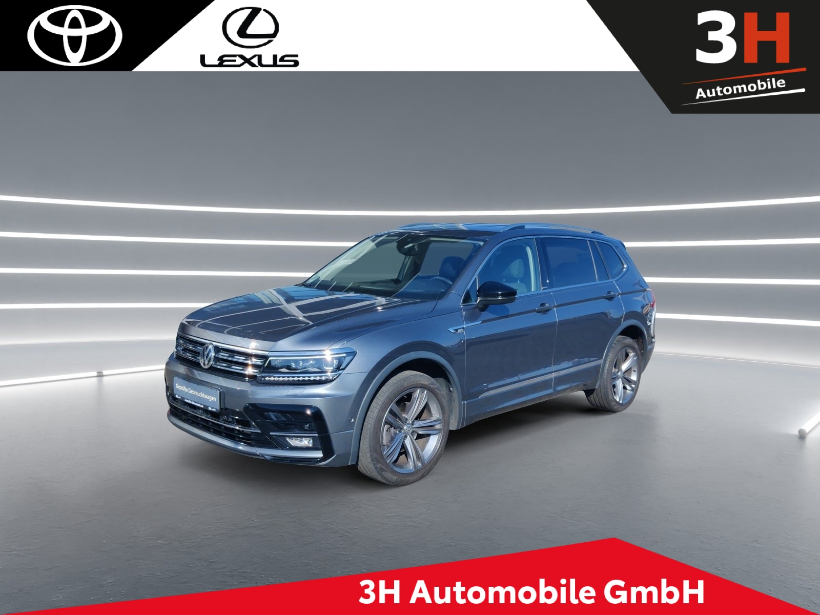 Foto 1 - Tiguan Allspace 2.0 TDI *R-Line, IQ Light*, grau